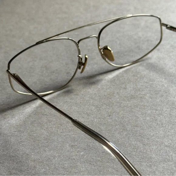 Retrosuperfuture Tema Optical Oro gold aviator eyeglasses - Picture 4 of 10